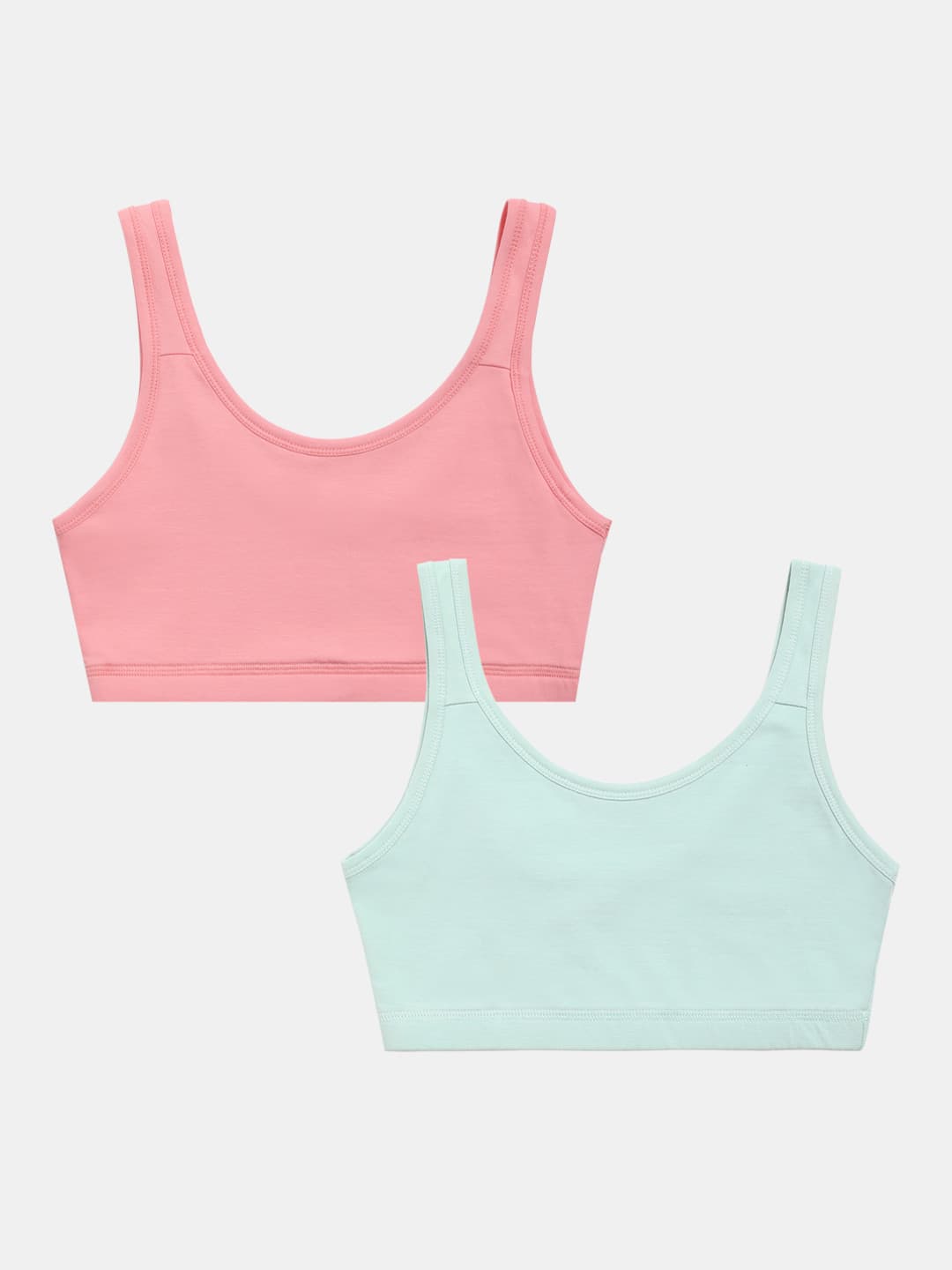 Sillysally Girls Pack Of 2 Full Coverage All Day Comfort Beginners Bra