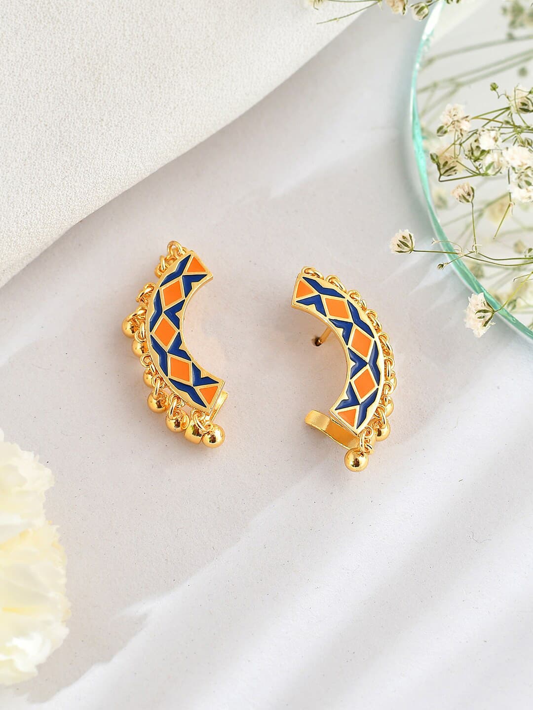 Zulu Neema Enamelled Ear Cuff