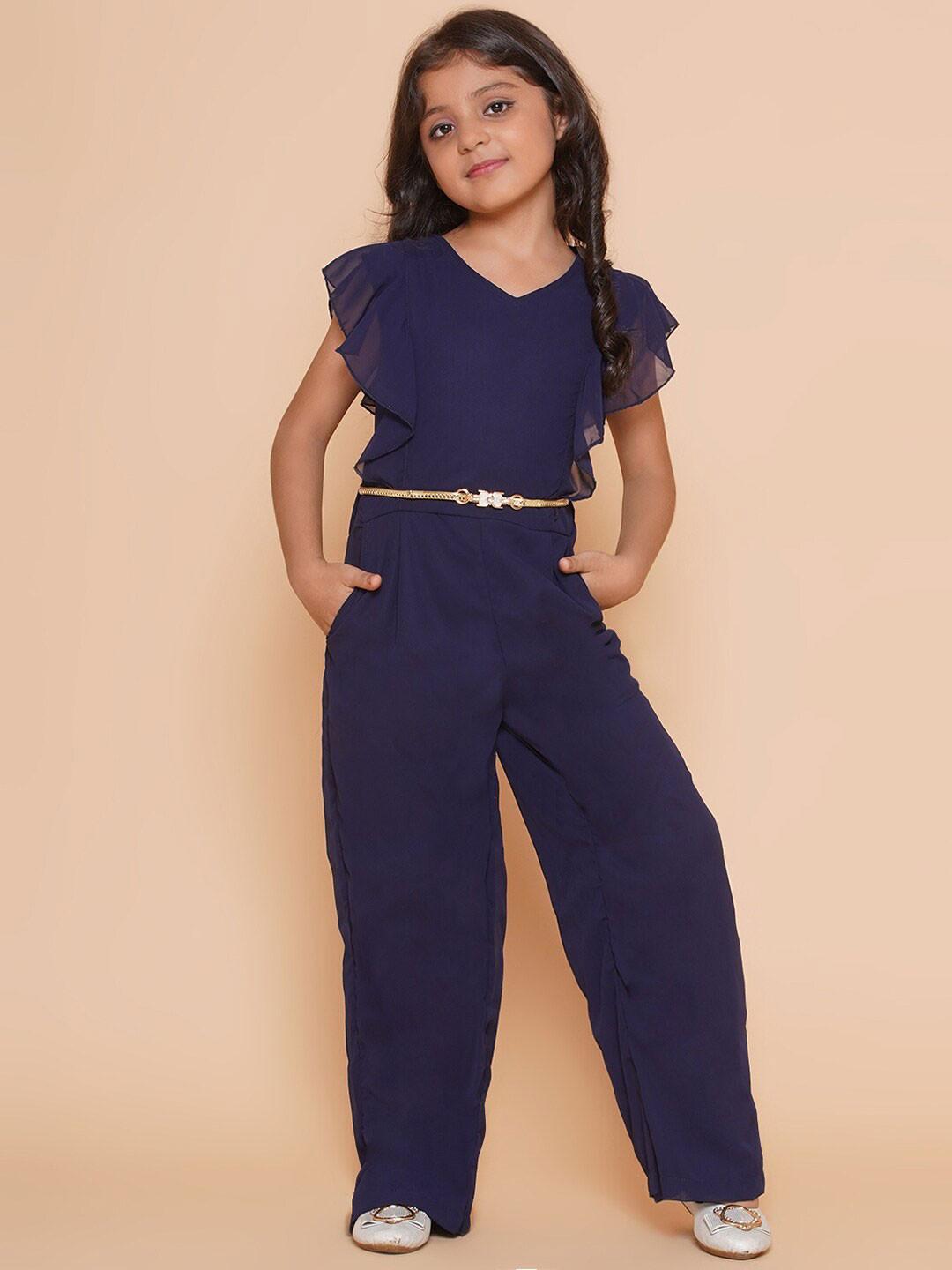 BAESD Girls Georgette Basic Jumpsuit