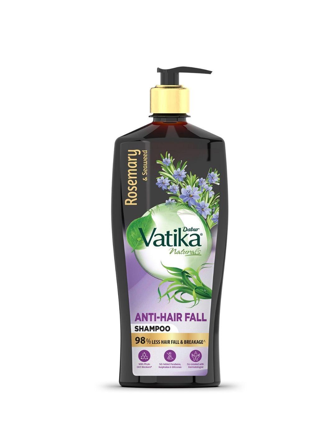 Dabur Vatika Naturals Rosemary & Seaweed Anti-Hair Fall Shampoo - 640ml