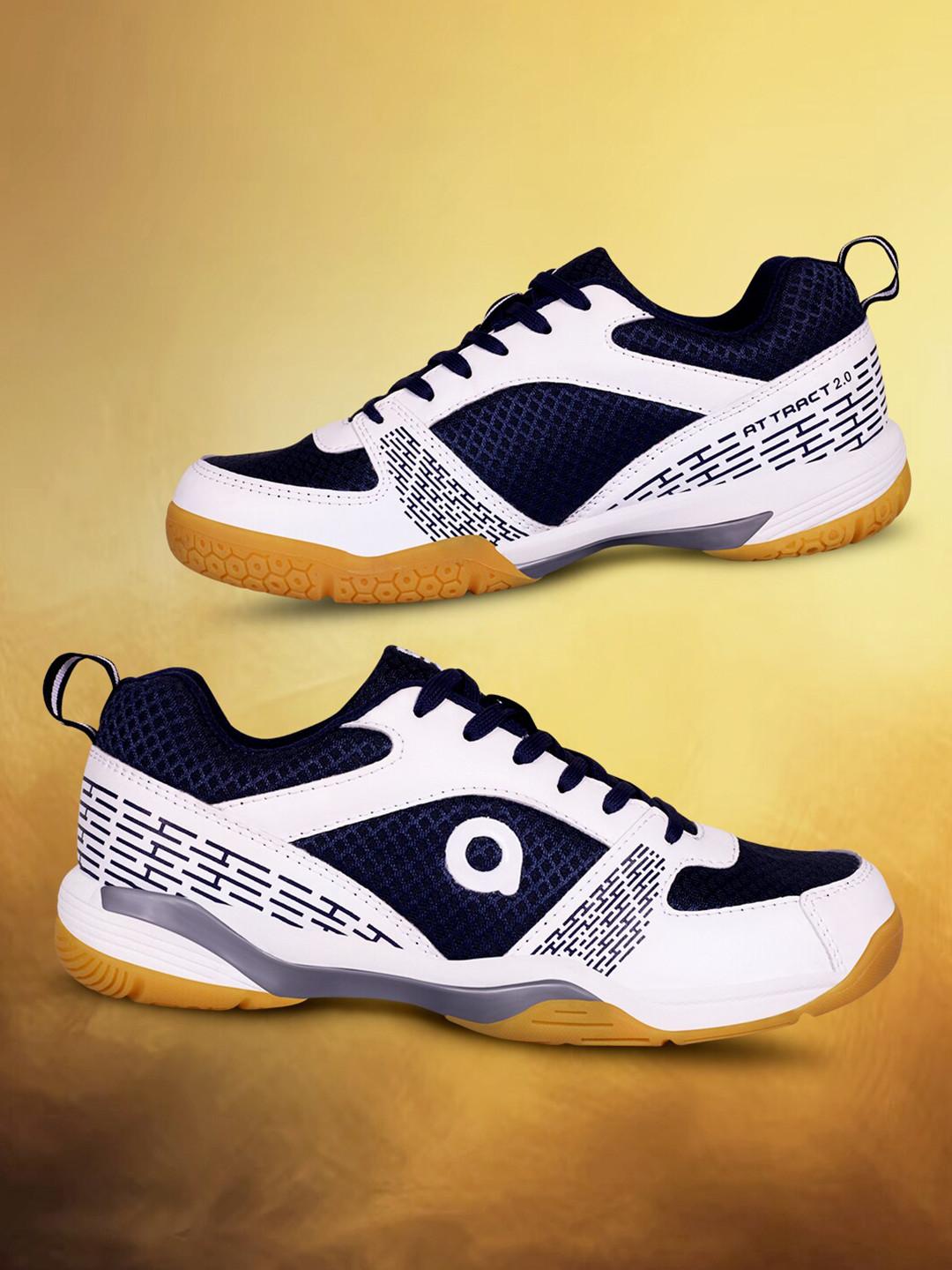 Aivin Men Attract 2.0 Badminton Shoes White & Blue