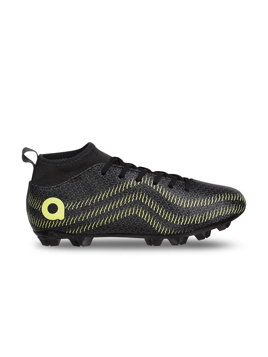 Aivin Black Rattle Snake Pro Football Shoes