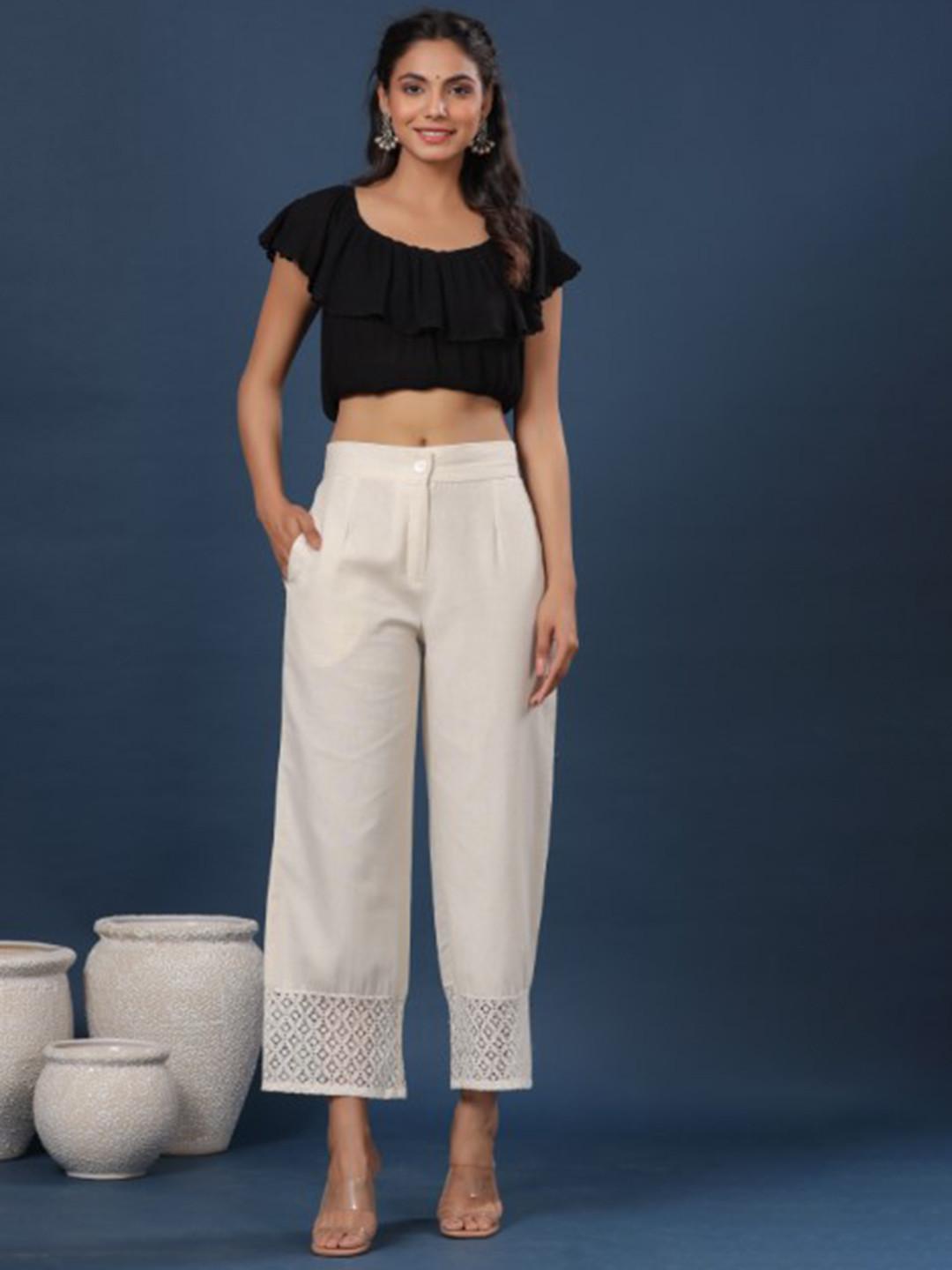 Juniper Women Cotton Wide Leg Palazzo