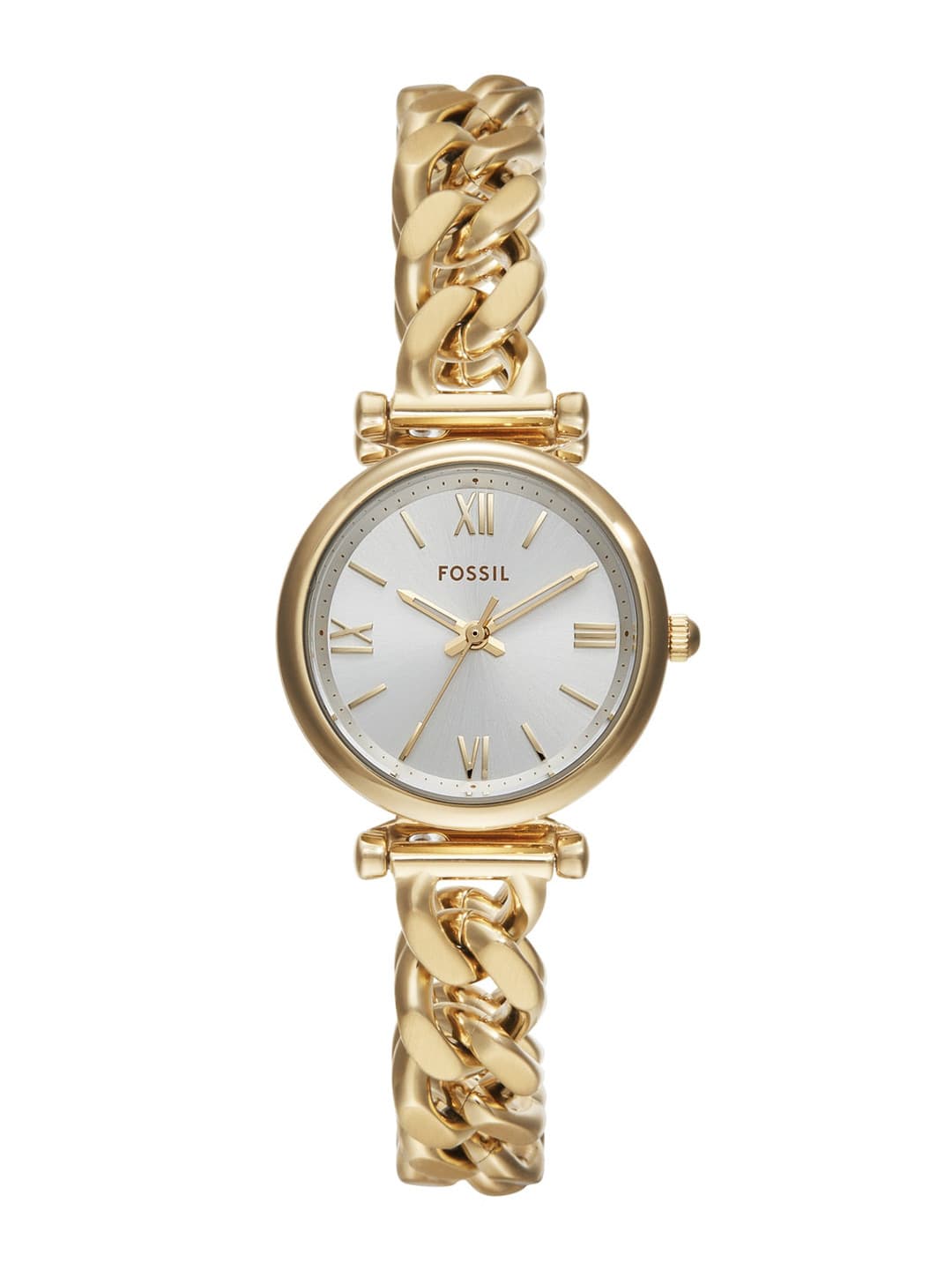 Fossil Women Round Dial & Stainless Steel Bracelet Style Straps Analogue Watch ES5329