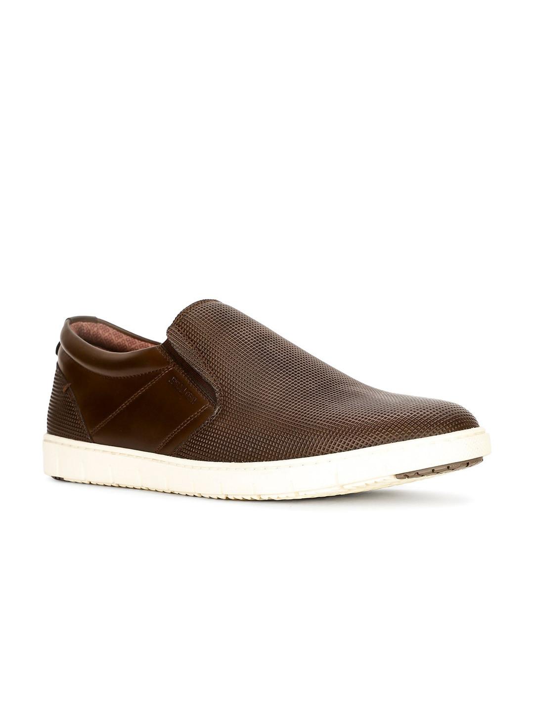 Bata Men Round Toe Slip-On Loafers