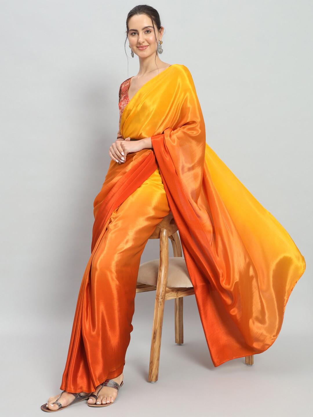 RACHNA Satin Ready to Wear Saree