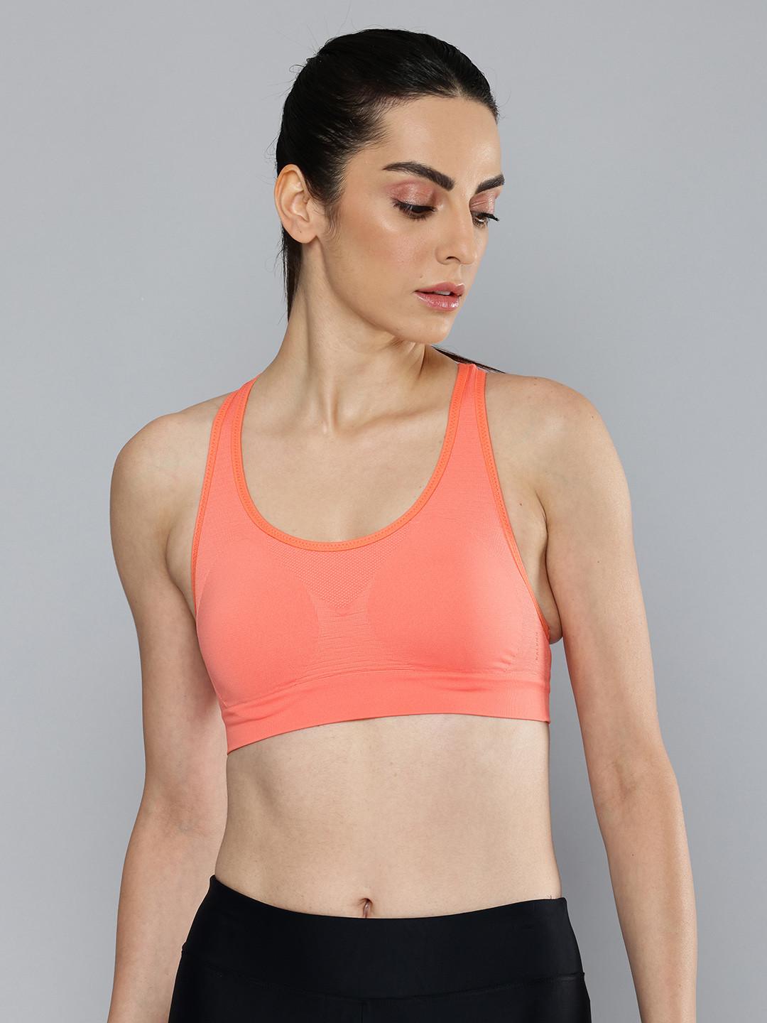 Decathlon Women Pink Breast Support Running Sports Bra