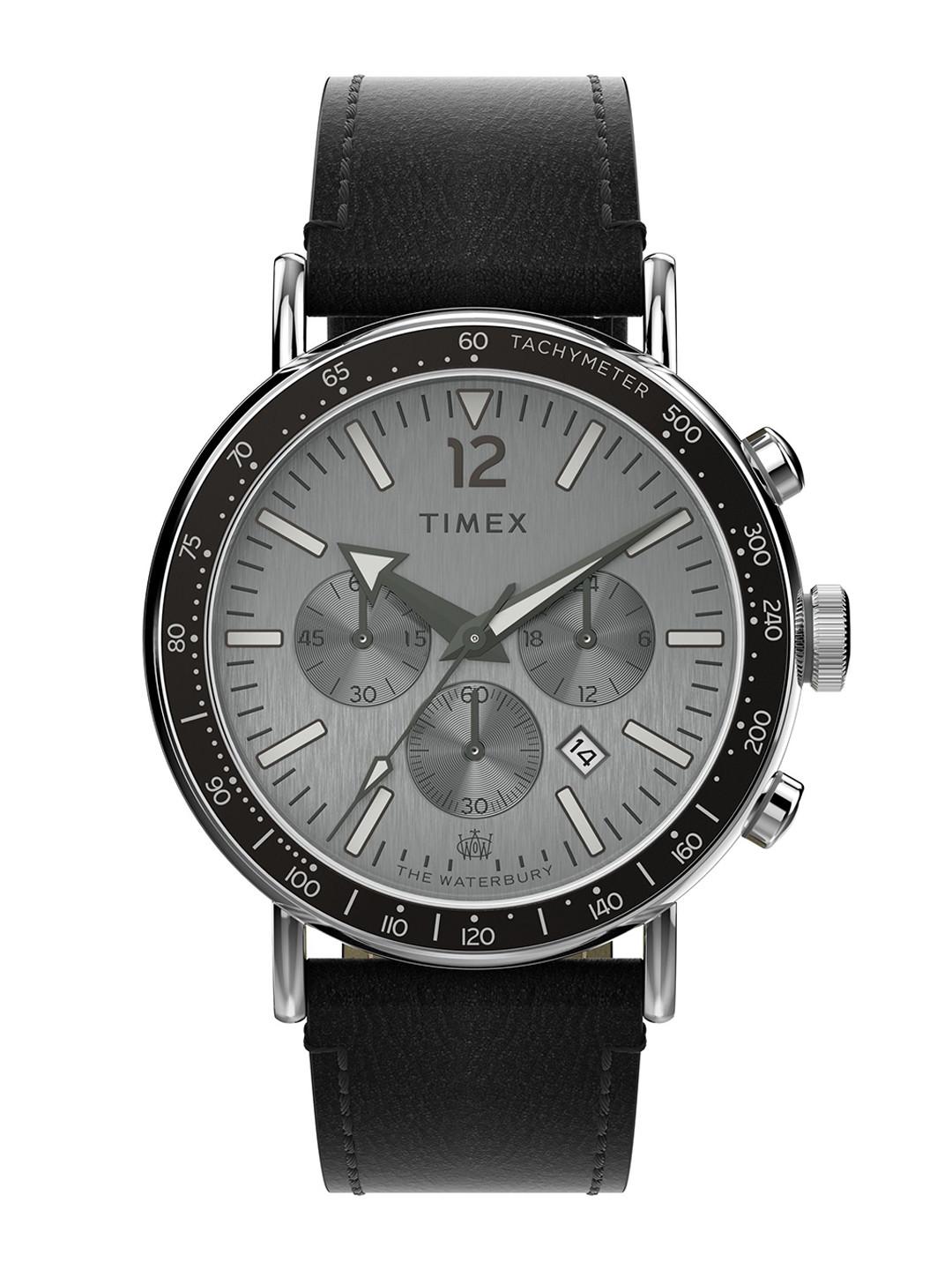 Timex Waterburry Round 21mm Silver Dial Analog Men Watch - TW2W47400UJ