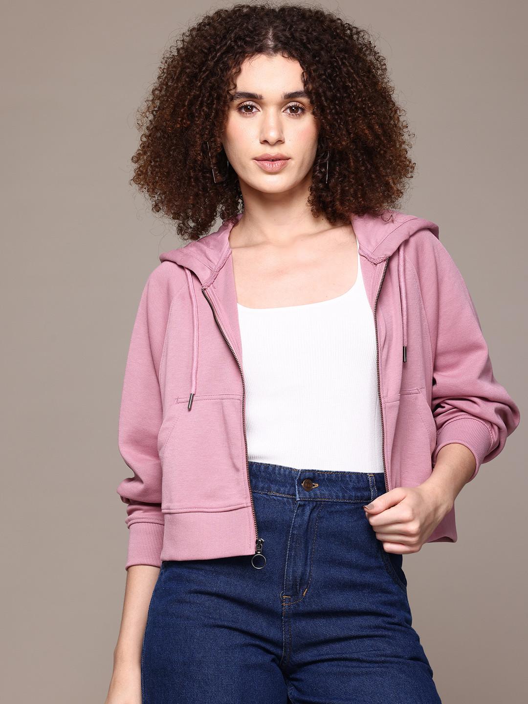 Roadster The Lifestyle Co. Hooded Crop Sweatshirt