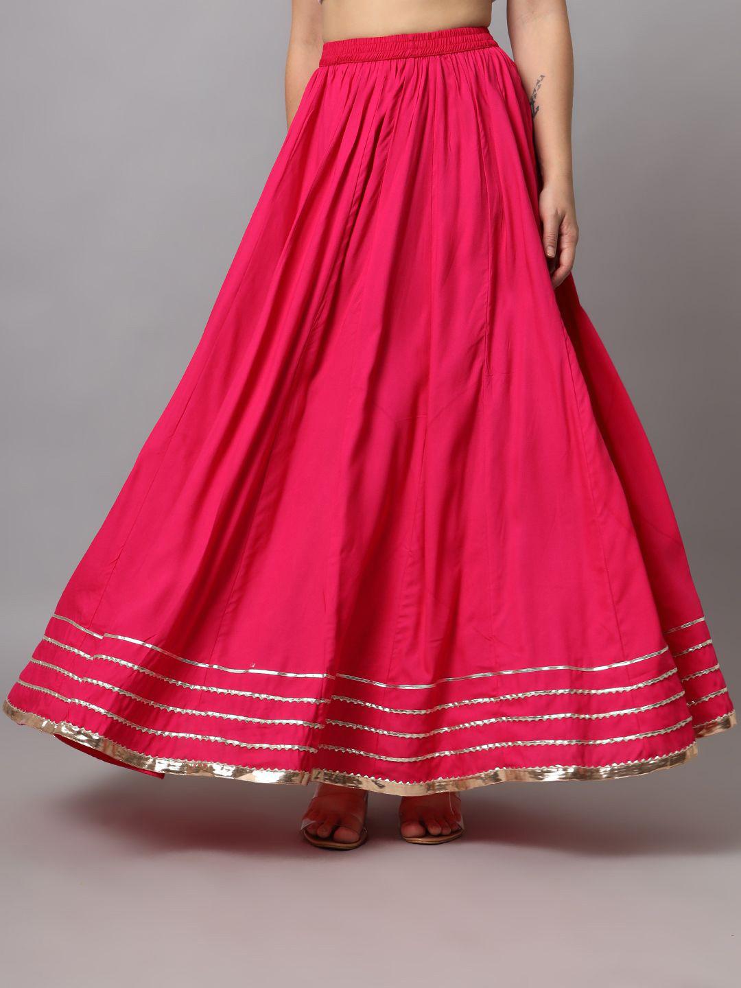 KALINI Flared Maxi Skirt