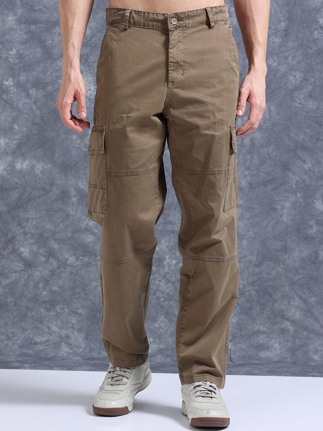 The Roadster Lifestyle Co Cotton Relaxed-Fit Cargos