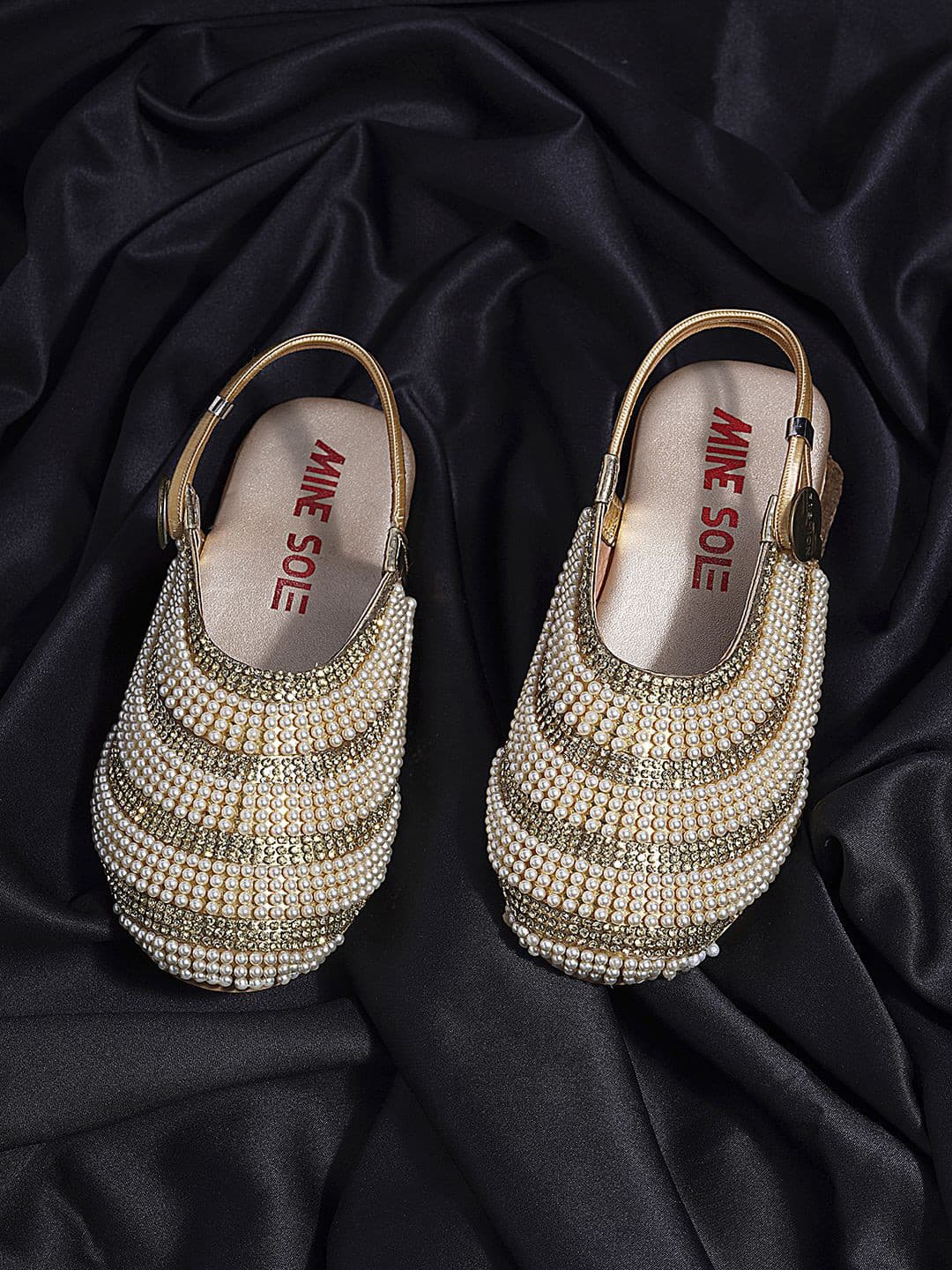 Minesole Girls Woven Design PU Espadrilles