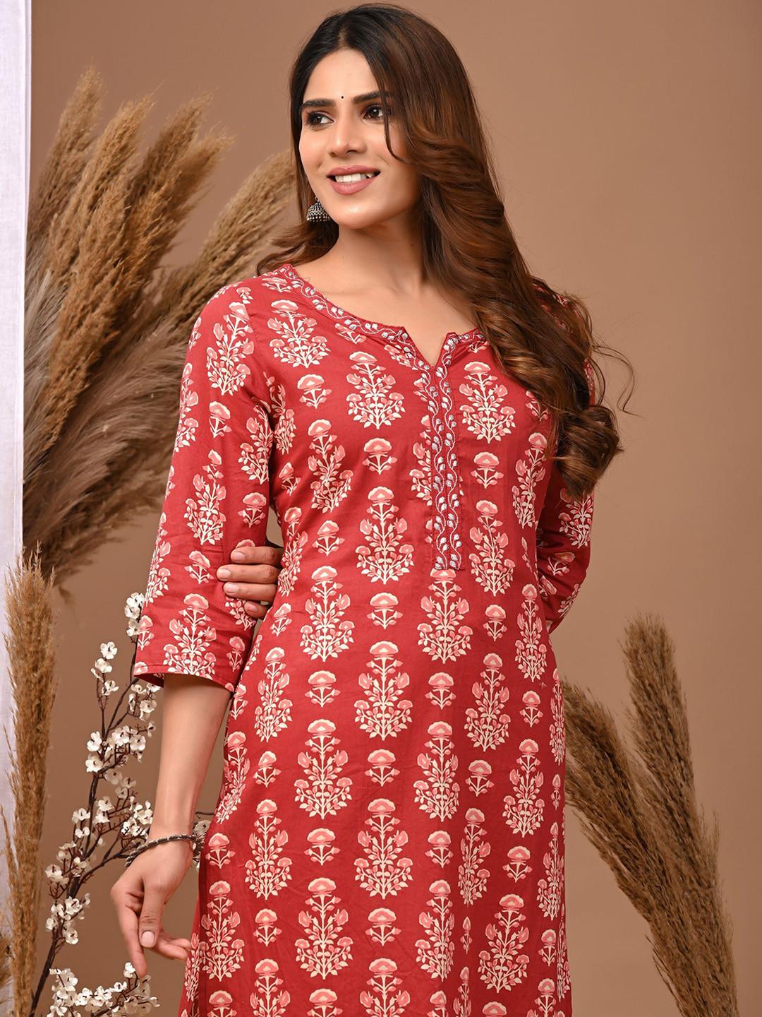 Rimeline Women Ethnic Motifs Printed Kurta
