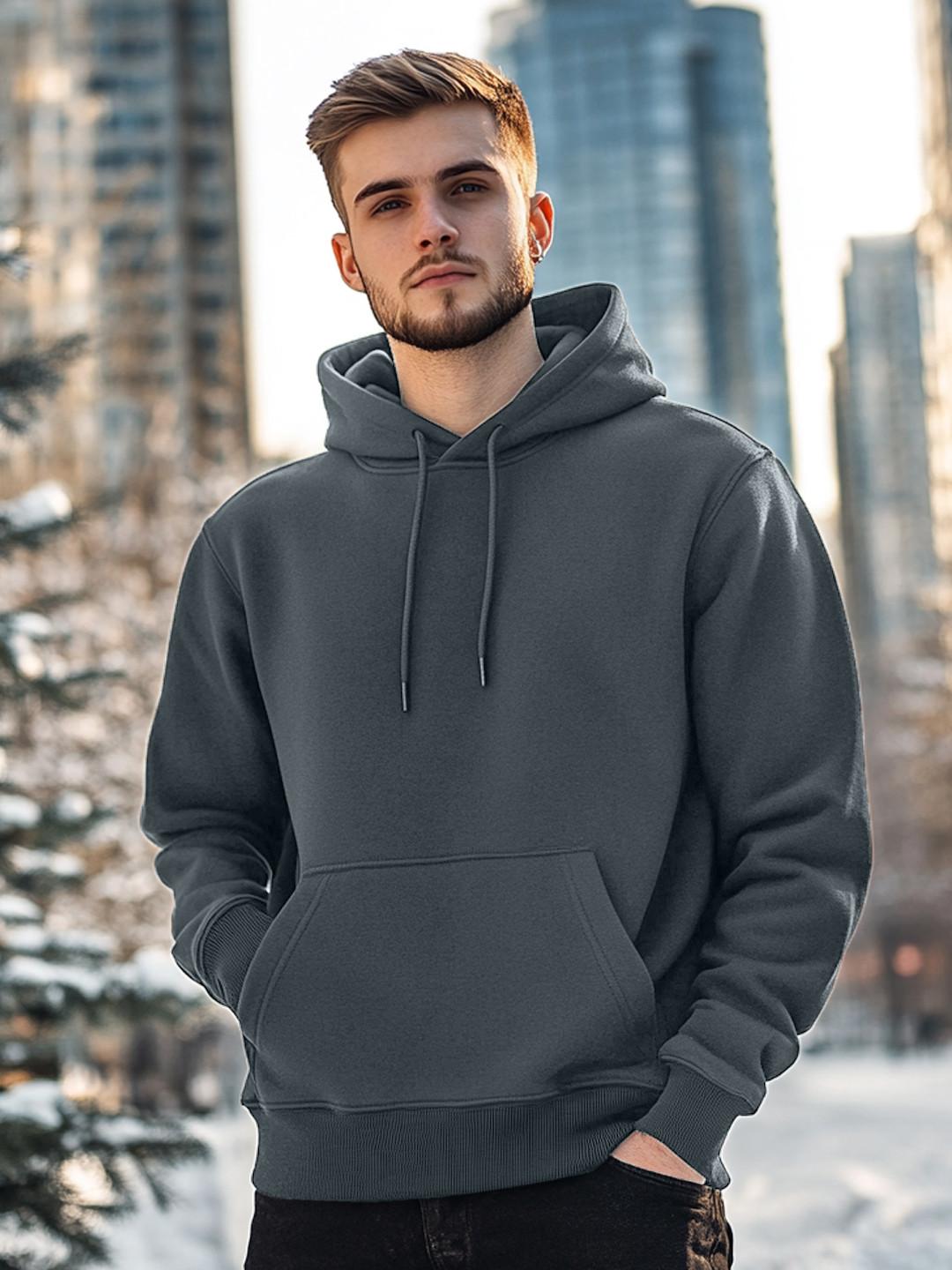 NOBERO Men Hooded Sweatshirt