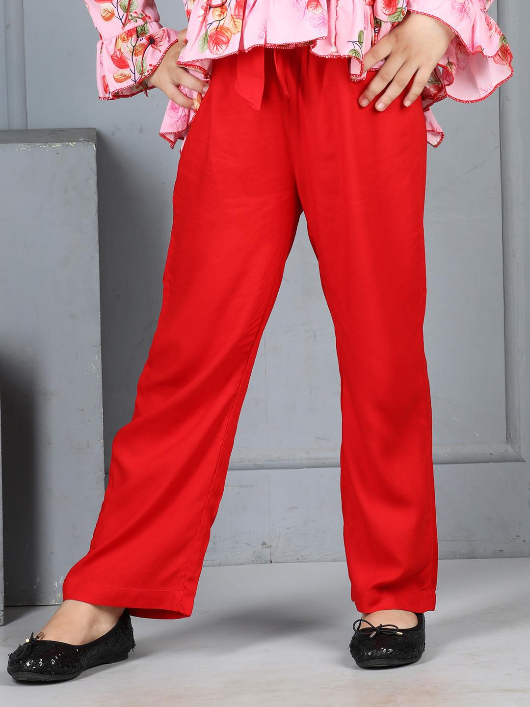 Cutiekins Girls Flared Knitted Palazzos