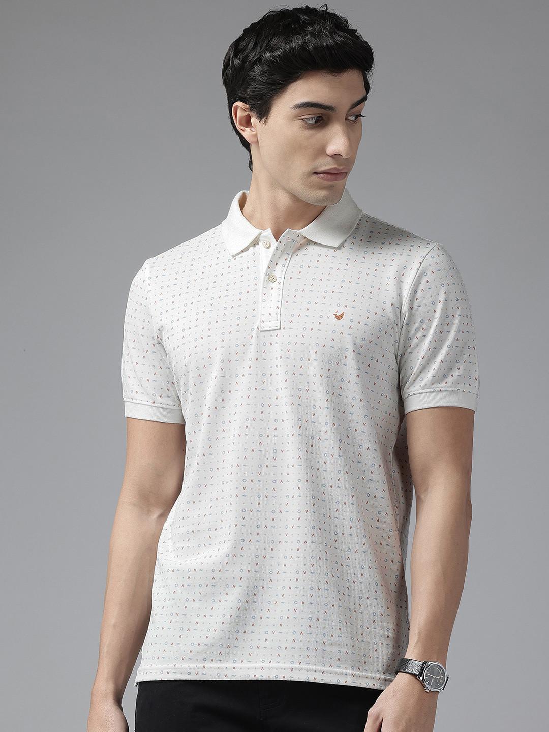 Blackberrys Printed Slim Fit Polo T-shirt