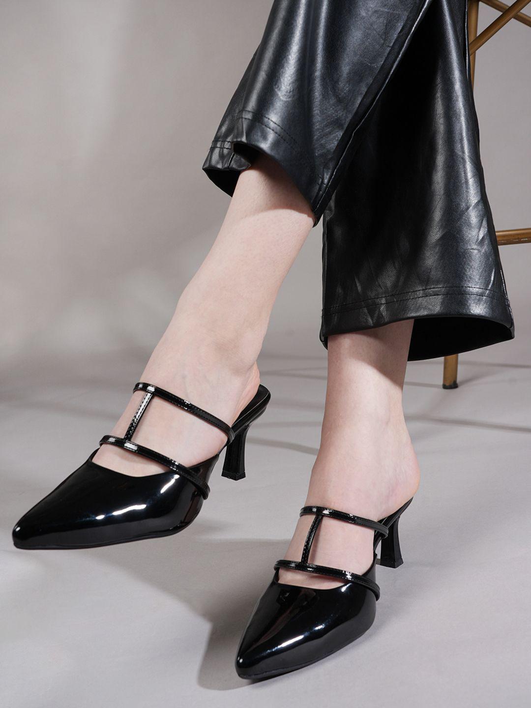 Lavie Pointed Toe Slim Heeled Mules
