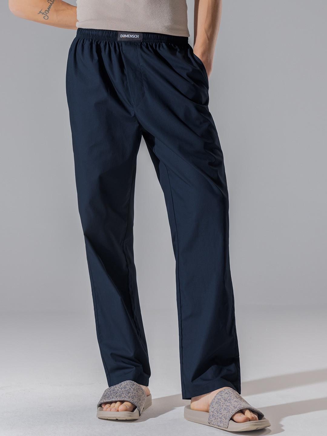 DAMENSCH Men Pure Cotton Relaxed Fit Lounge Pants