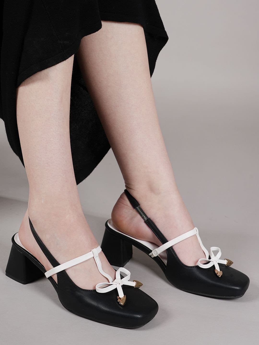 Lavie Women Square Toe Block Heel Mary Janes
