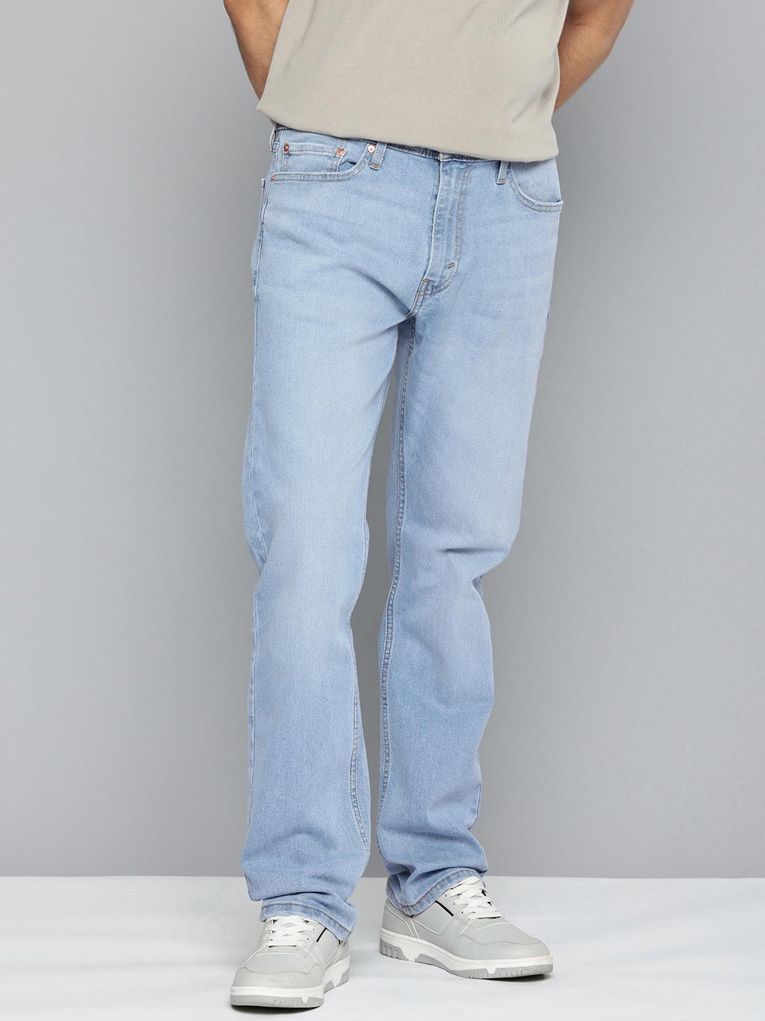 Levis Men Slim Fit Mid-Rise Light Fade Stretchable Jeans