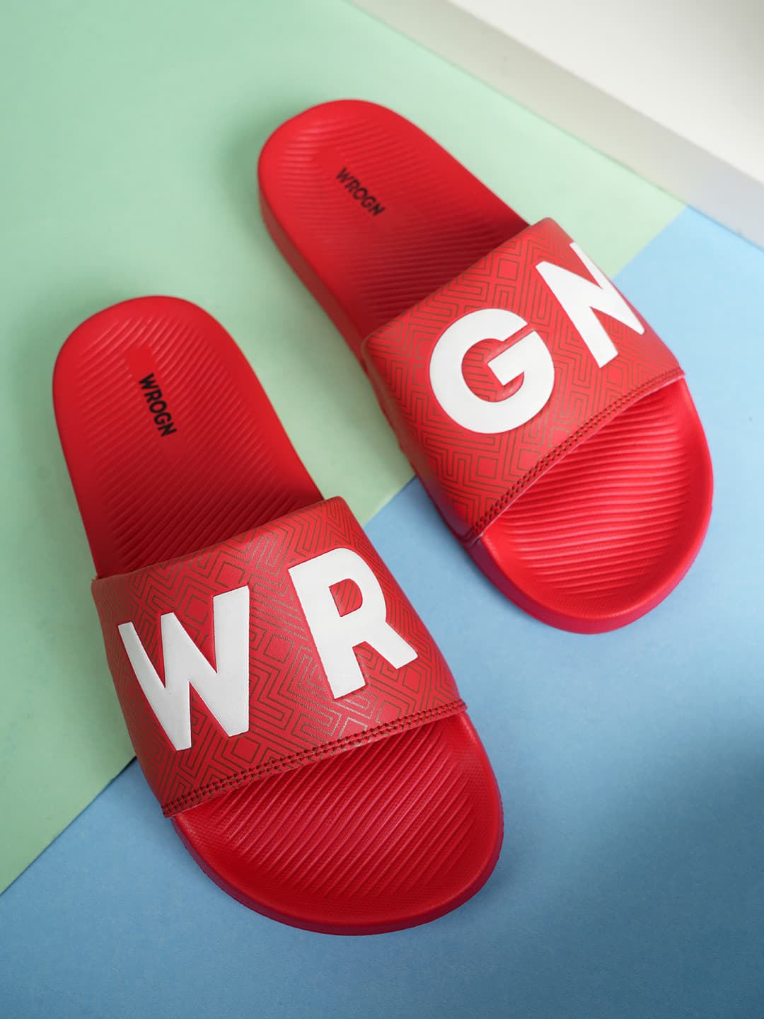 WROGN Men Printed Sliders