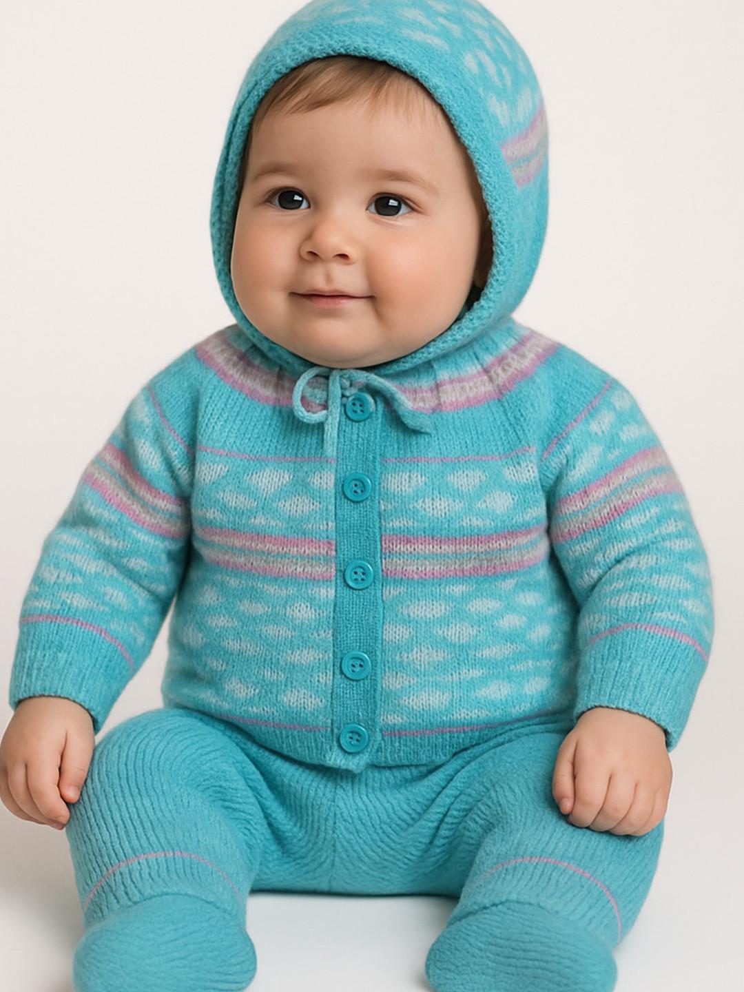 LeafBird Kids Woven Design Baby Apparel Gift Set