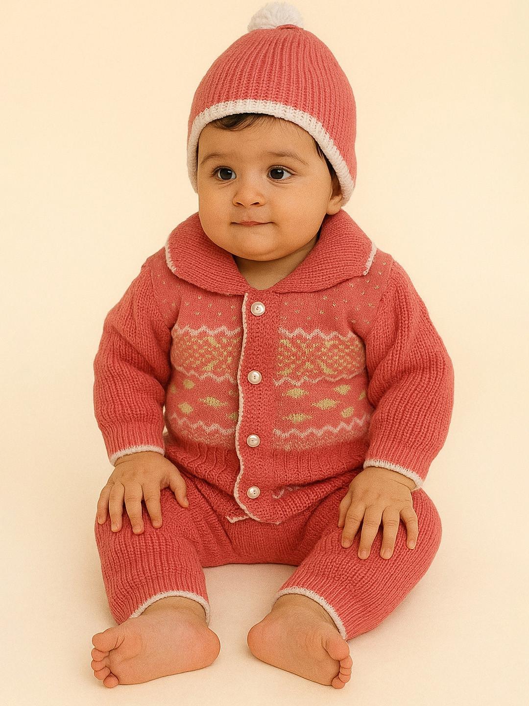 LeafBird Kids Woven Design Baby Apparel Gift Set