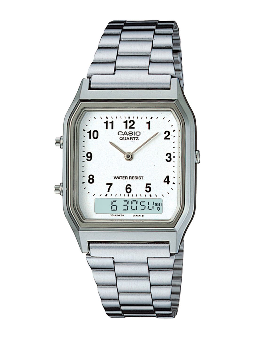 Casio Vintage Series AQ-230A-7BMQ White Analog-Digital dial Metal AD02