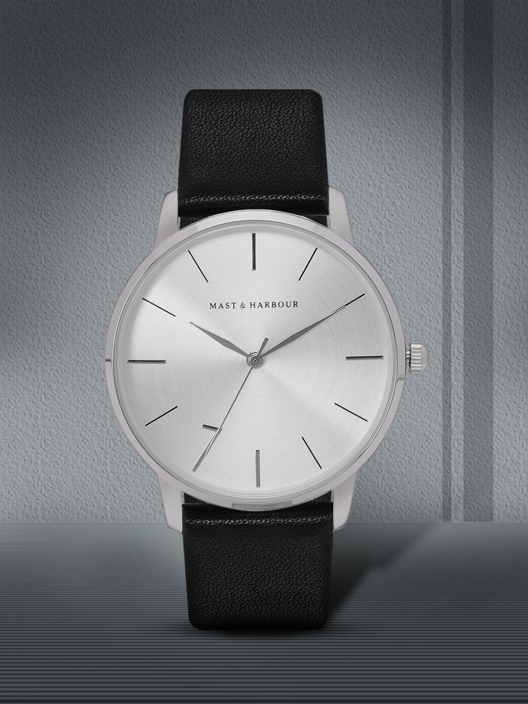 Mast & Harbour Unisex Silver-Toned Analogue Watch MFB-PN-LB-7008