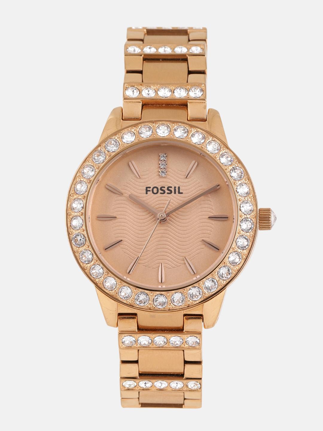 Fossil Women Rose Gold Analogue Factory Serviced Watch ES3020_FSS