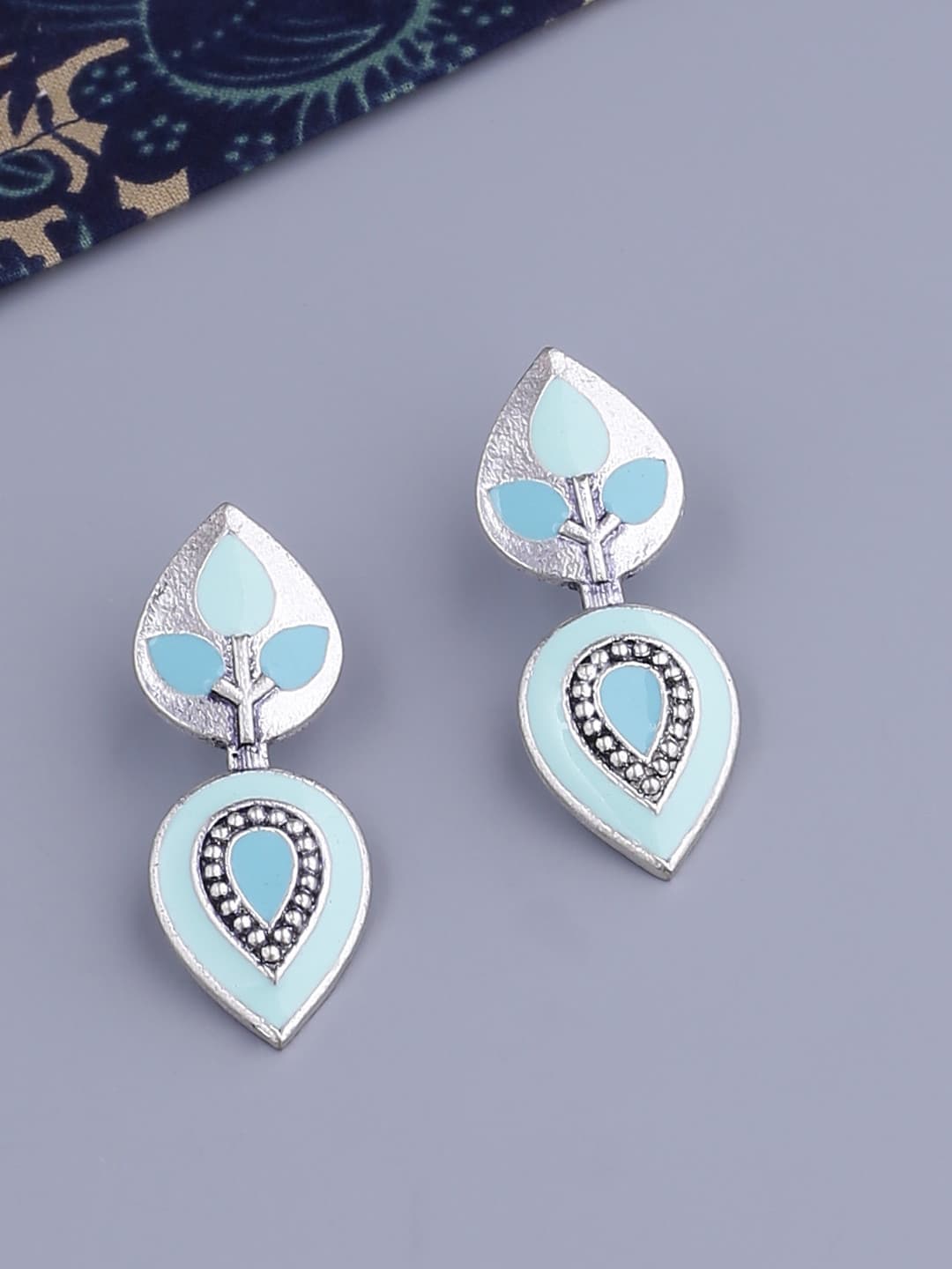 Bagh E Fiza Elegant Leaves Drop Earrings