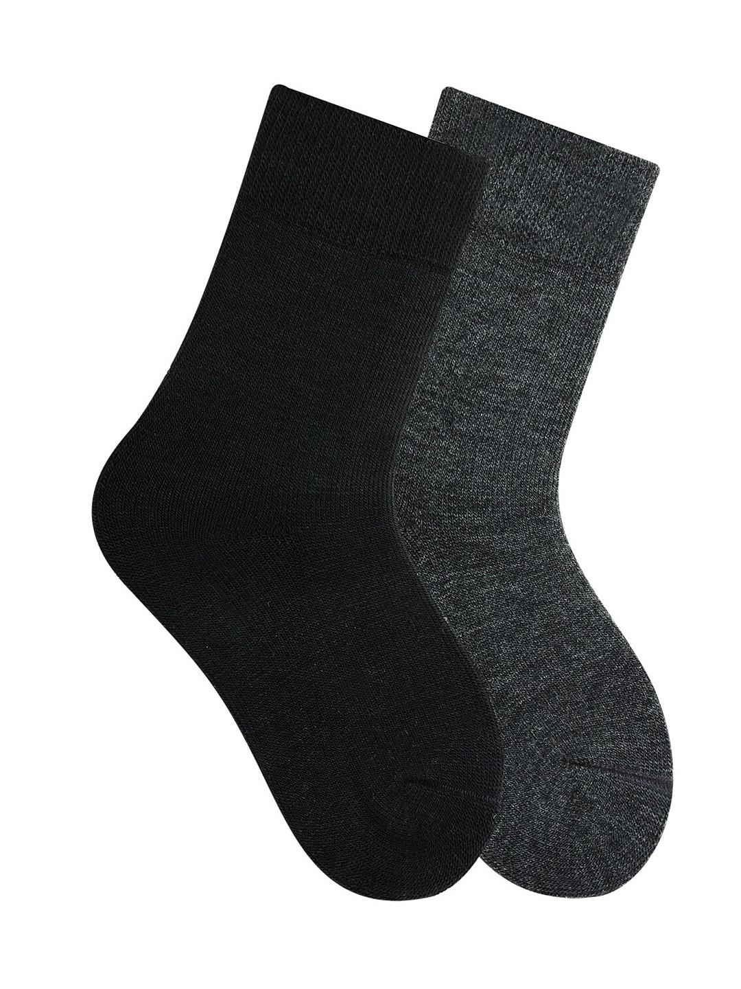 Bonjour Kids Pack Of 2 AssortedWoolen Calf Length Socks