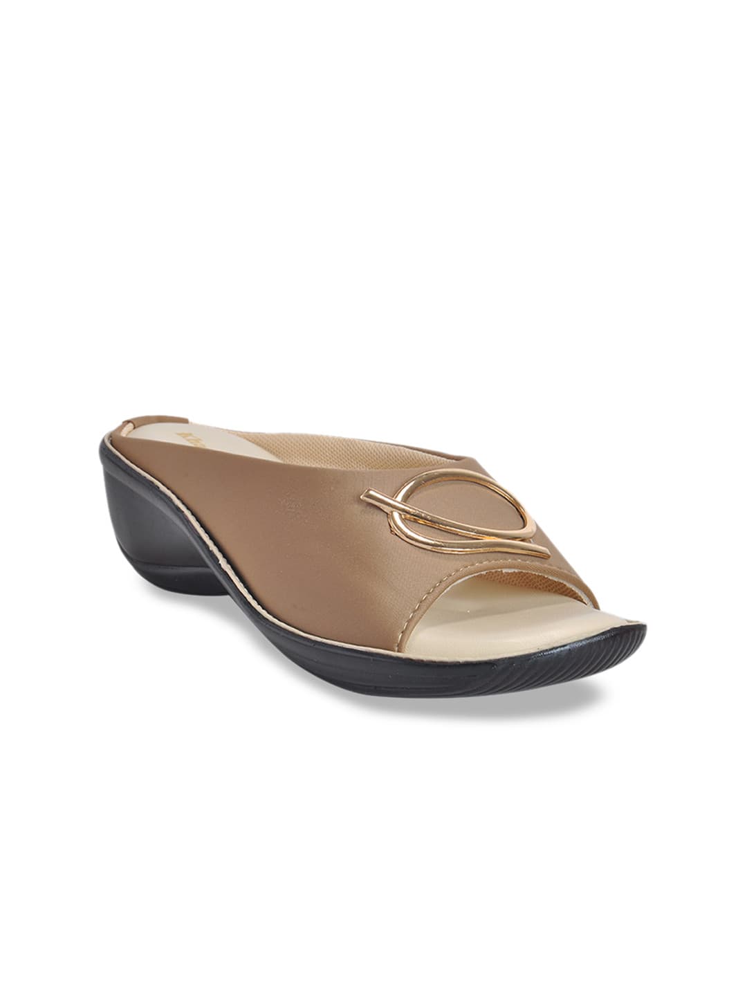 Khadims Women Beige Embellished Wedges