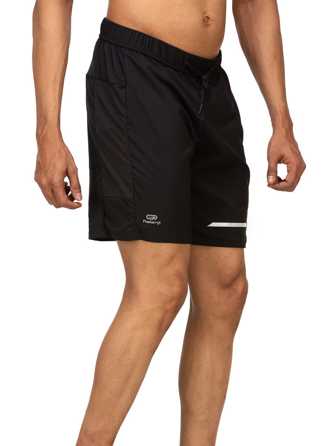 Decathlon Kalenji - Men Black Quick Dry Running Shorts