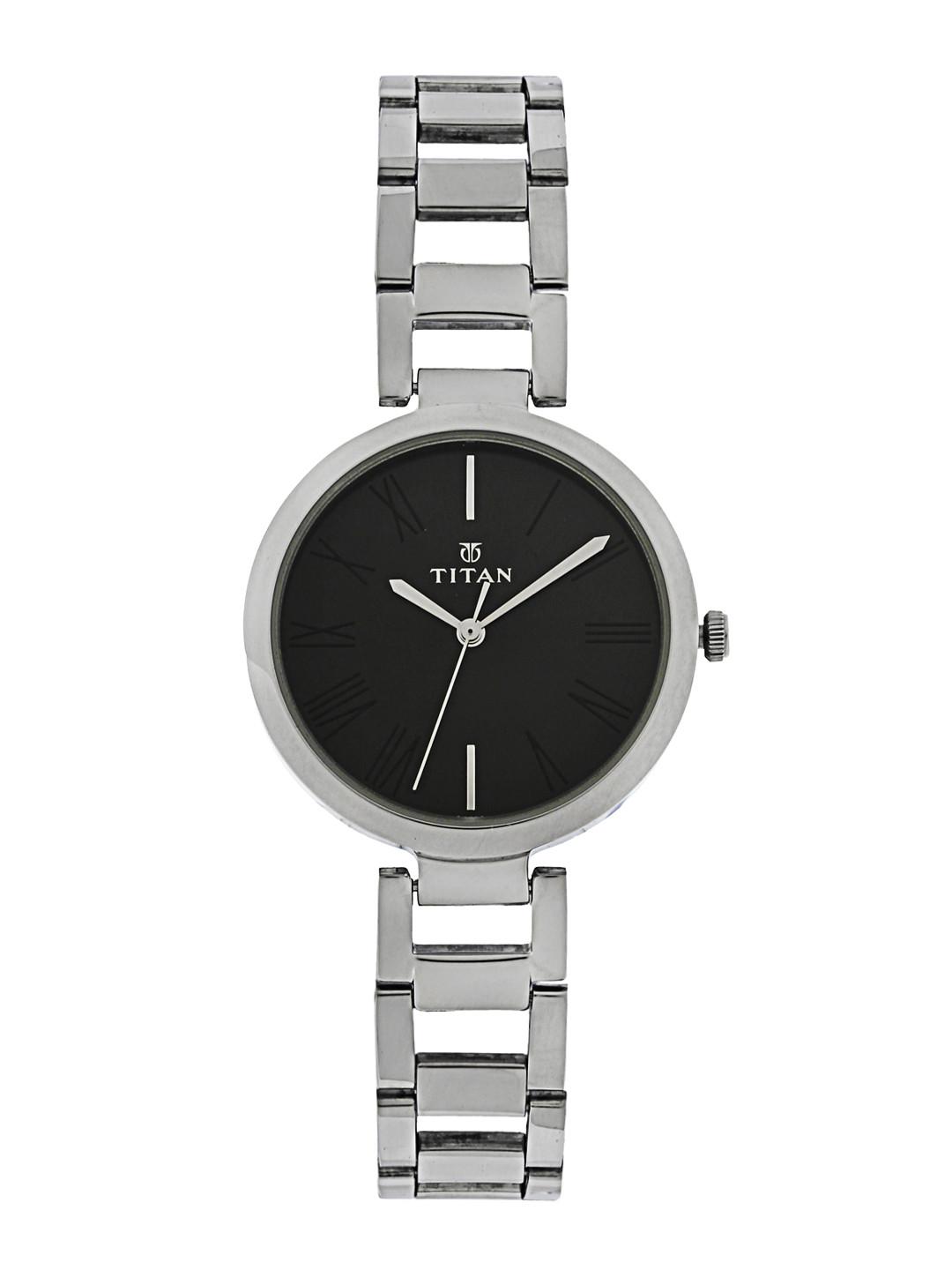 Titan Fashion-speed5 Quartz Analog With Black Dial Watch For Women - Nt2480sm02