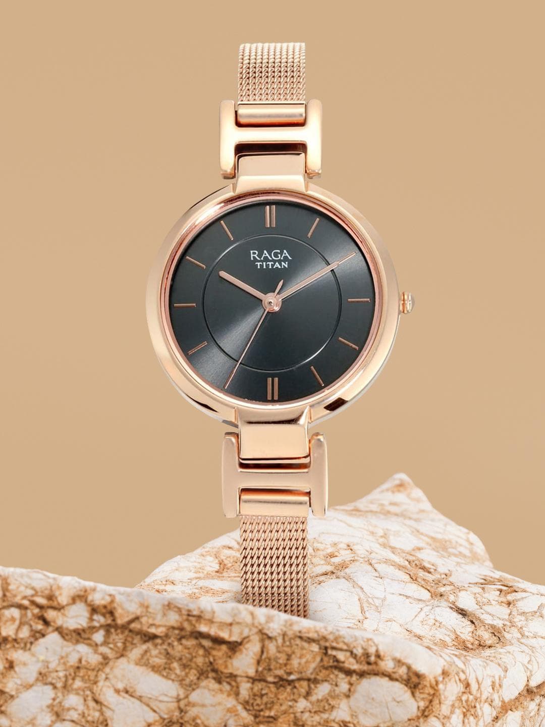 Titan Raga Viva Quartz Analog With Anthracite Dial Watch For Women - Nt2608wm02