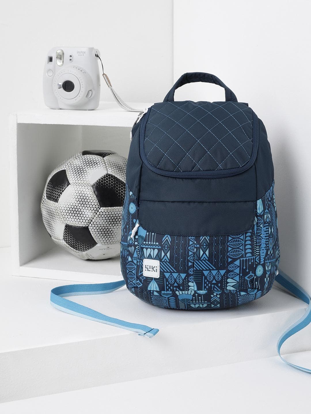 Buy Wildcraft Women Blue Graphic Backpack - - Accessories for Women