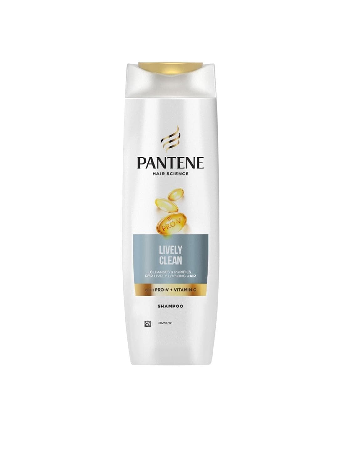 Pantene Hair Science Lively Clean Shampoo with Pro-Vitamins & Vitamin C - 400ml