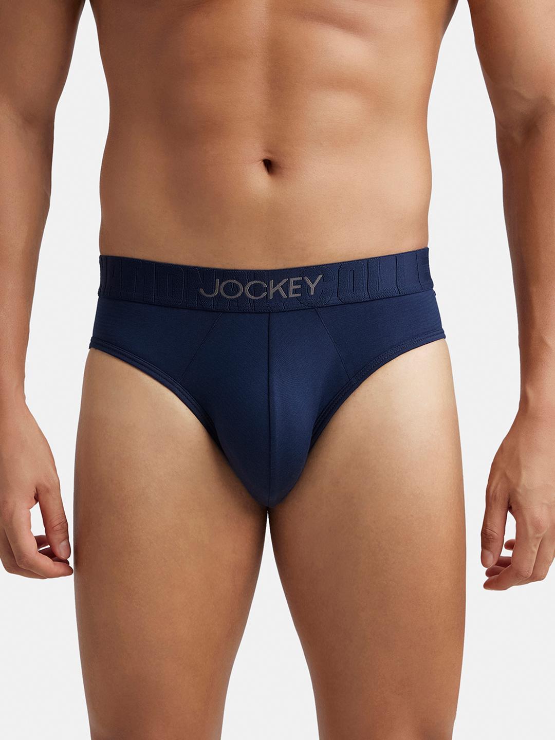 Buy Jockey Supima Cotton Stretch Solid Brief With Ultrasoft Waistband IC31 - - Apparel for Men