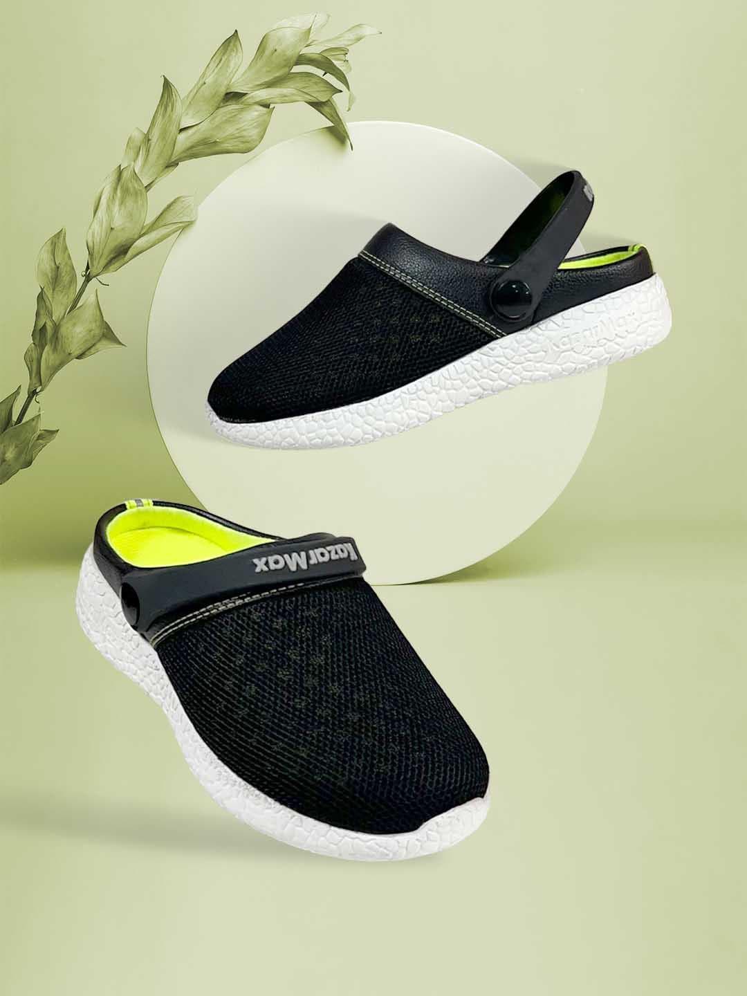 KazarMax Unisex Kids Black Clogs Sandals