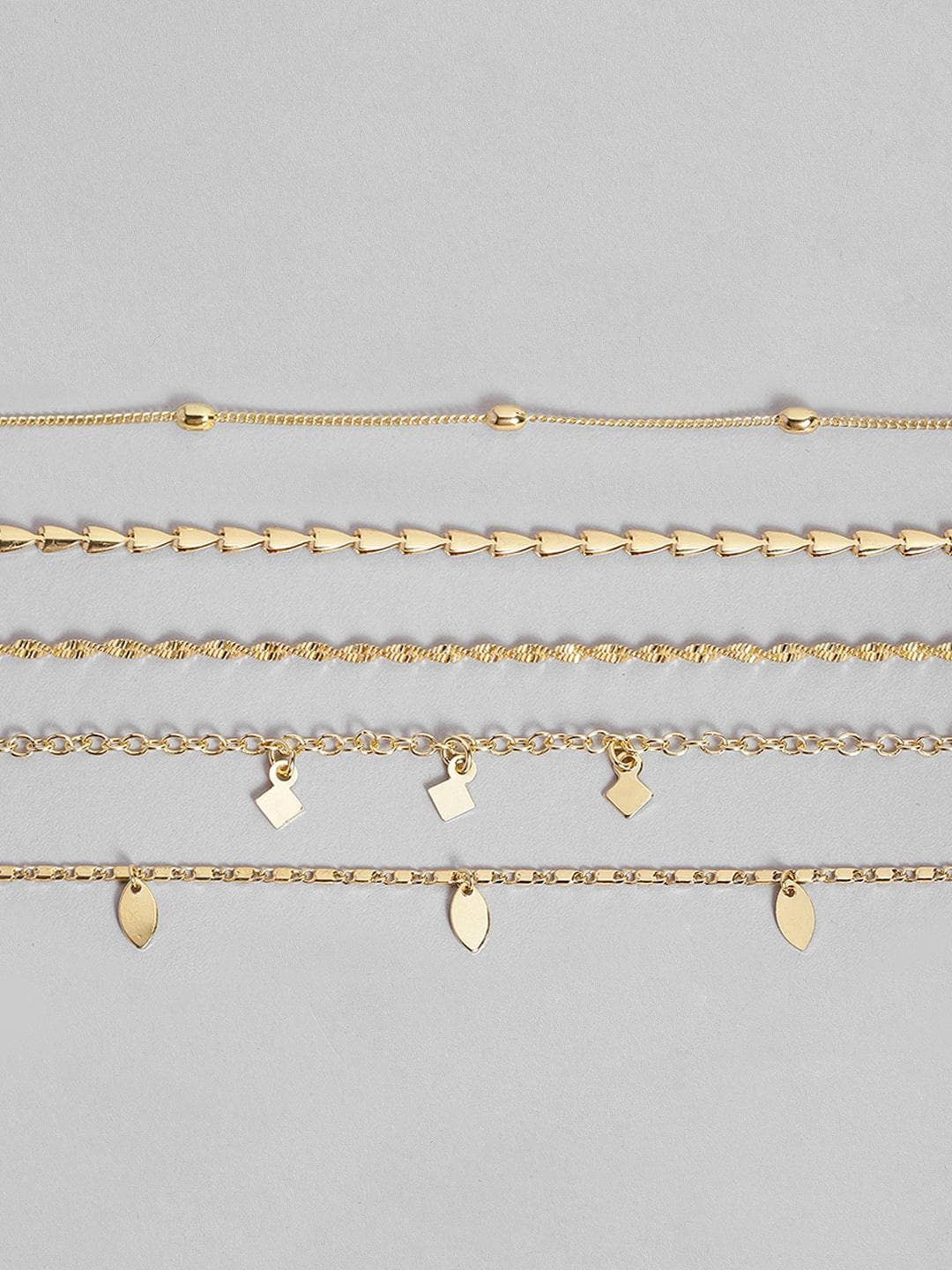 Accessorize Pack of 5 Delicate Bracelets