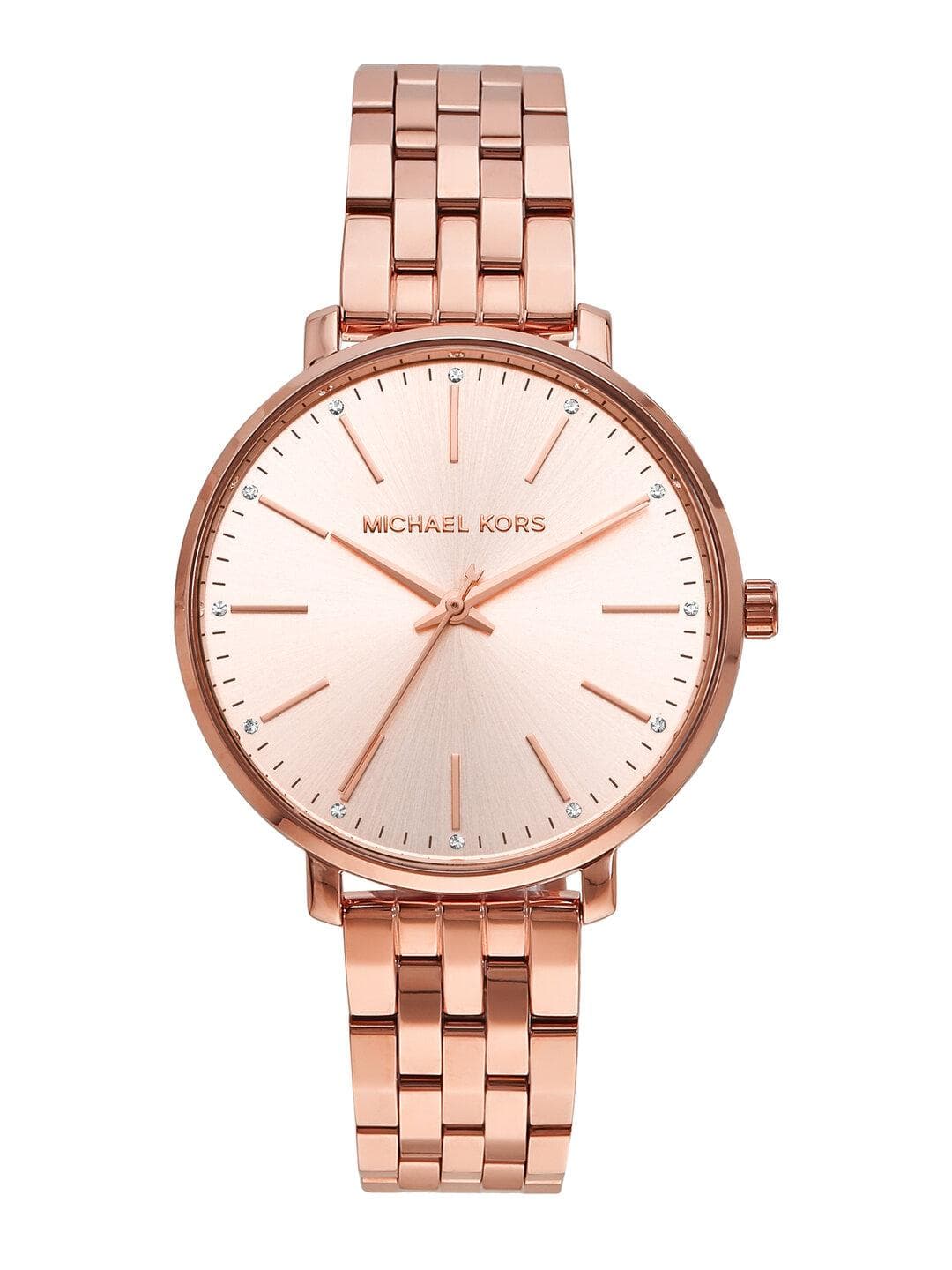Buy Michael Kors Women Rose Gold Pyper Analogue Watch MK3897 - - Accessories for Women