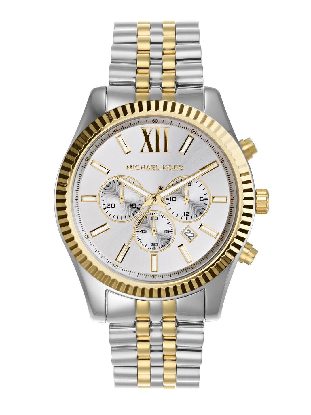 Michael Kors Men Off-White Dial Watch MK8344I