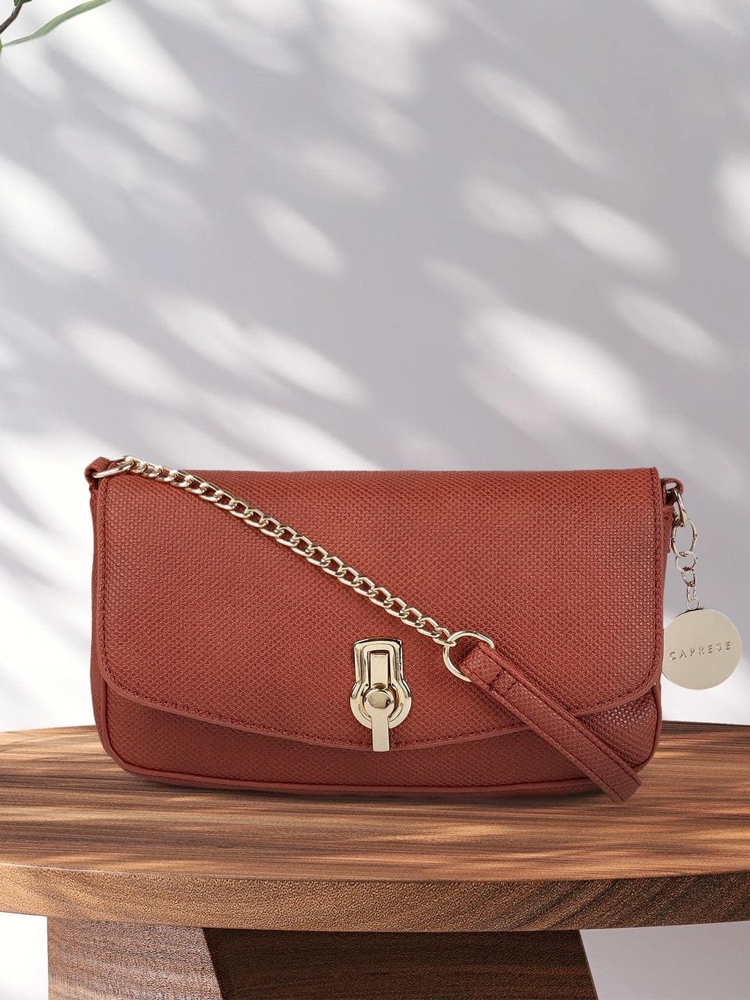 Caprese Cherry Women Brick Medium Sling Bag