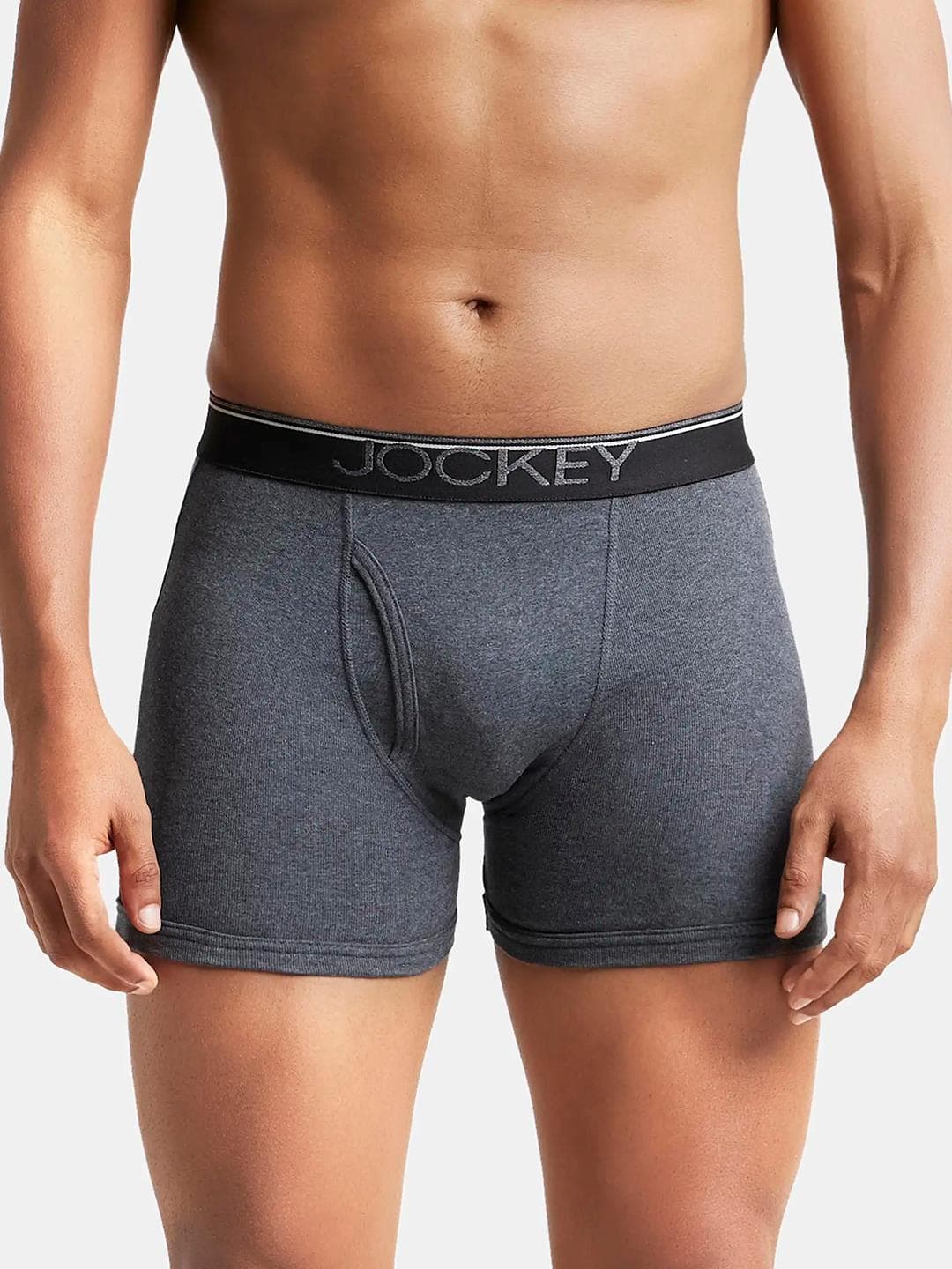 Buy Jockey Combed Cotton Rib Boxer Brief With Ultrasoft And Durable Waistband 8009 - - Apparel for Men
