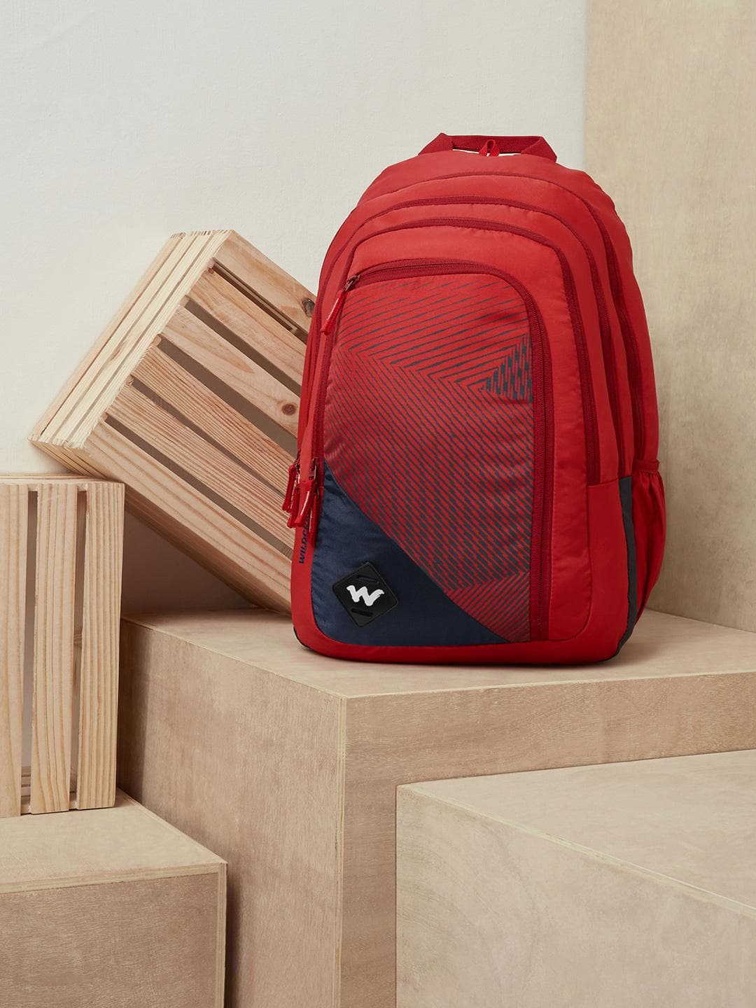 Buy Wildcraft Unisex Red Colossal Graphic Backpack - - Accessories for Unisex