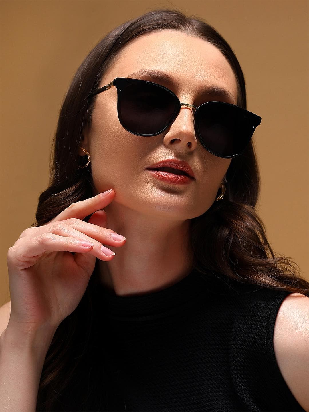 Buy Voyage Women Oval UV Protected Sunglasses B6101MG3175 - - Accessories for Women