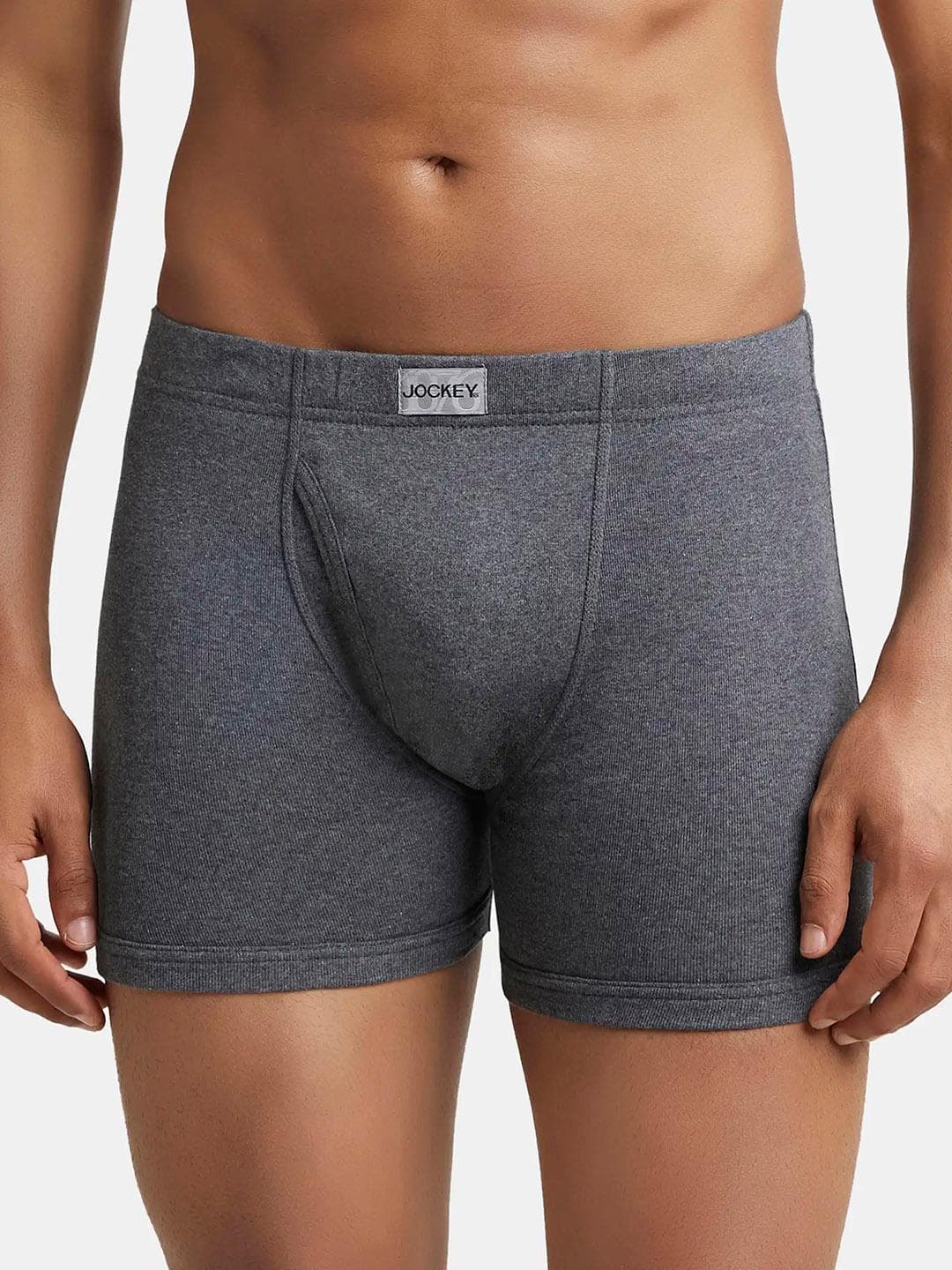 Buy Jockey Combed Cotton Rib Boxer Brief With Ultrasoft And Durable Waistband 8008 - - Apparel for Men