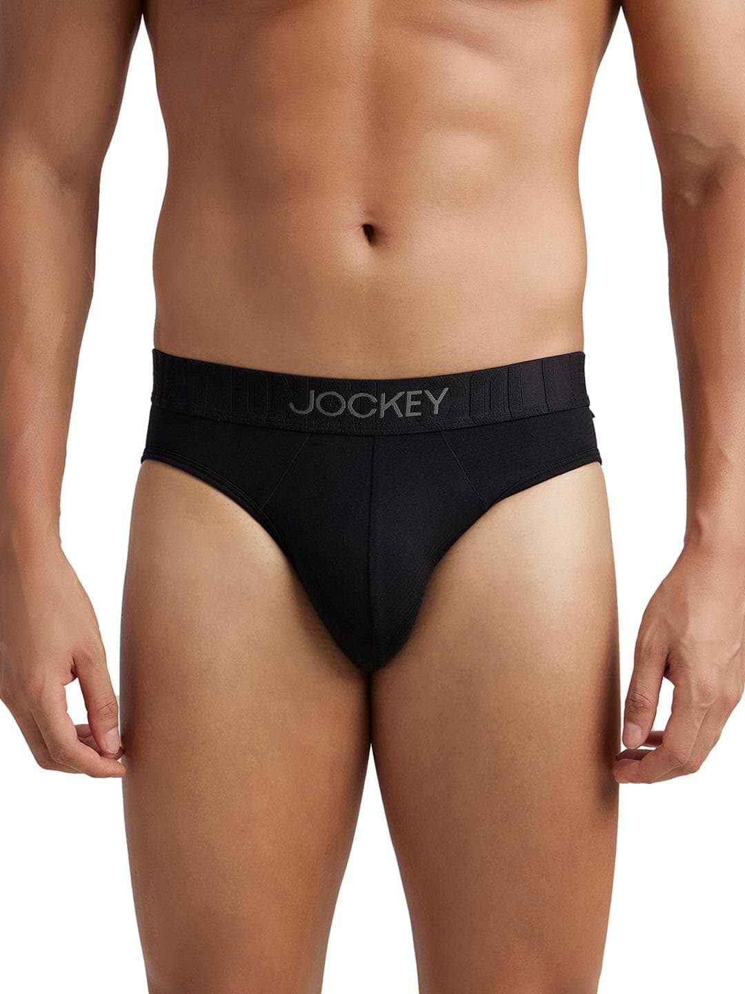 Buy Jockey Supima Cotton Stretch Solid Brief With Ultrasoft Waistband IC31 - - Apparel for Men