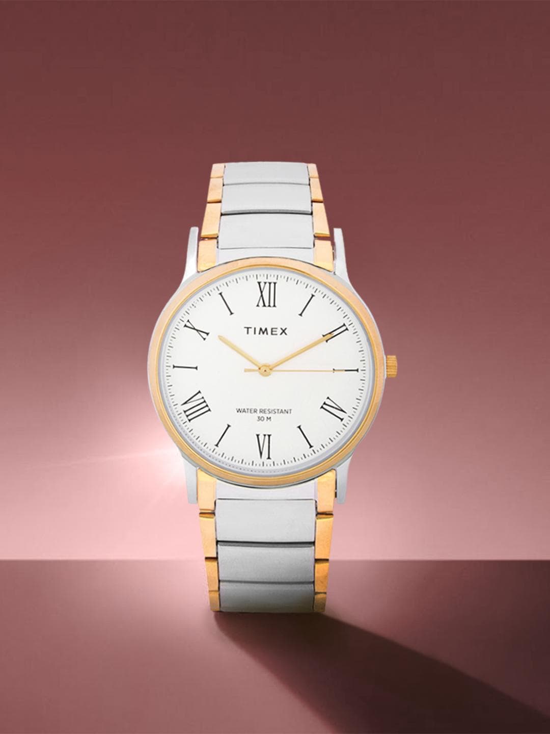 Buy Timex Round 21mm White Dial Analog Men Watch TW000R432 - - Accessories for Men
